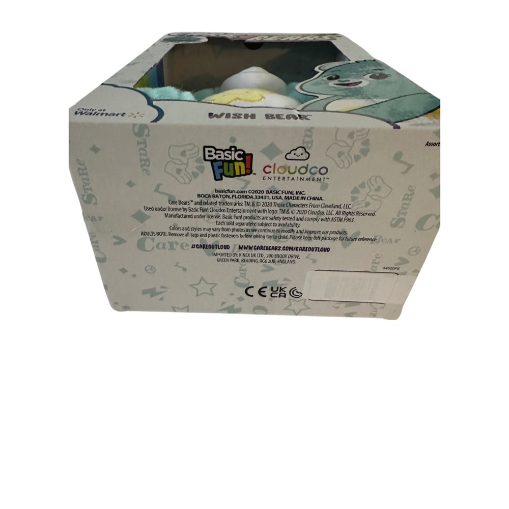 Wish Bear Plush with Star Rainbow Belly Logo - Picture 3 of 4